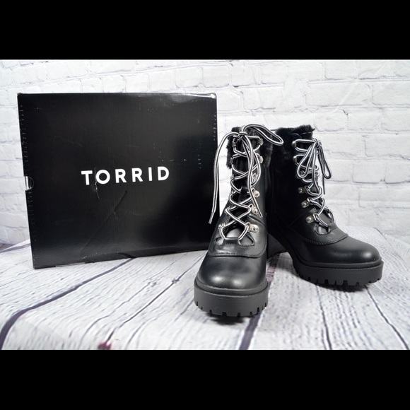Brand New Torrid Combat Boots Size 10WW - Picture 5 of 9